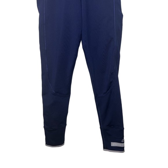 NWOT Stella McCartney Adidas Leggings Navy Grey Size XS - Picture 5 of 12